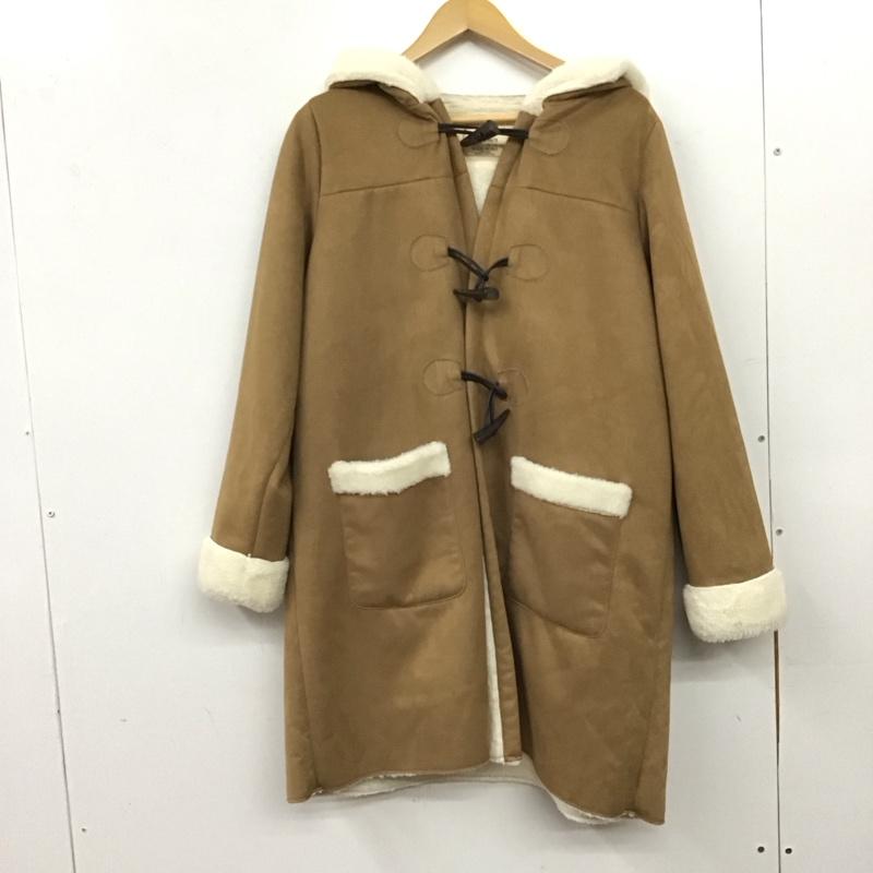 ロデオクラウンズ Rodeo Crowns コート コート一般 ムートンコート M 無地 キャメル / キャメル / レディース USED 古着 中古 10156819