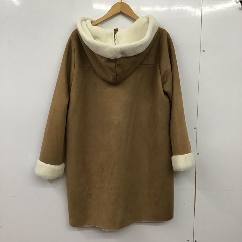 ロデオクラウンズ Rodeo Crowns コート コート一般 ムートンコート M 無地 キャメル / キャメル / レディース USED 古着 中古 10156819
