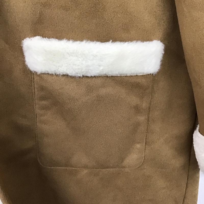 ロデオクラウンズ Rodeo Crowns コート コート一般 ムートンコート M 無地 キャメル / キャメル / レディース USED 古着 中古 10156819