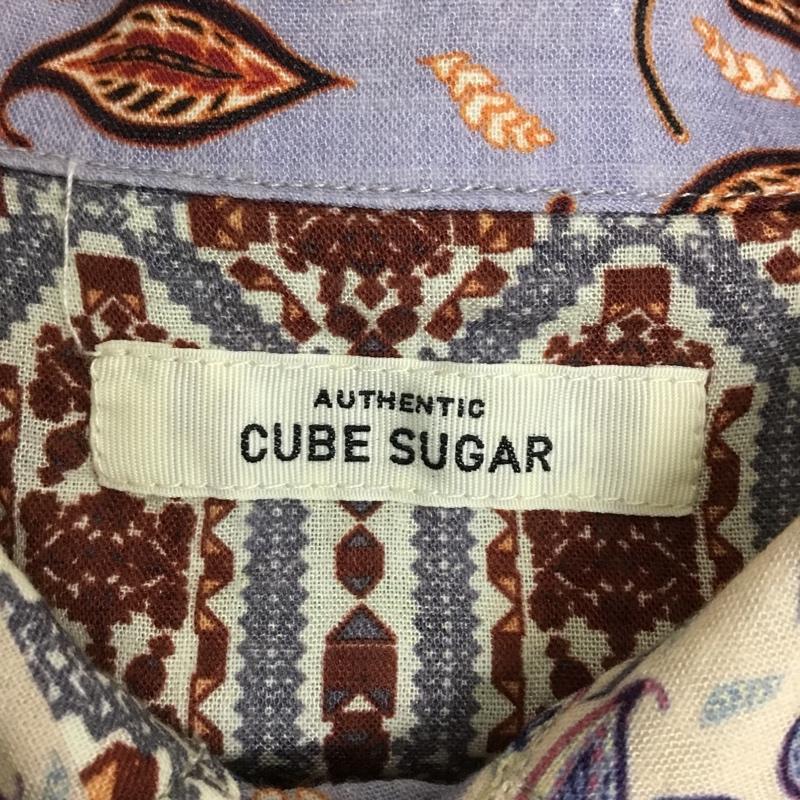 キューブシュガー CUBE SUGAR シャツ、ブラウス 半袖 半袖シャツ プリントシャツ ポケットシャツ M プリント マルチカラー / マルチカラー / multicolor レディース USED 古着 中古 10156820