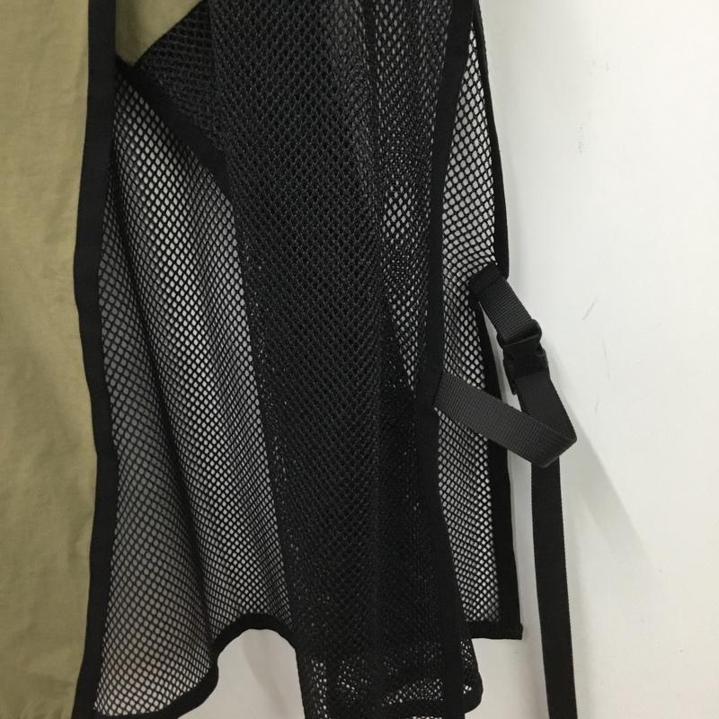 ジャバ Java ベスト ベスト ノースリーブベスト 前ボタン M 無地 カーキ / カーキ / khaki レディース USED 古着 中古 10156823