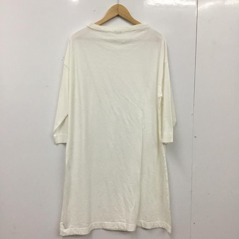 イチ ichi ワンピース ロングスカート 半袖ロングワンピース 無地 白 / ホワイト / white レディース USED 古着 中古 10156824
