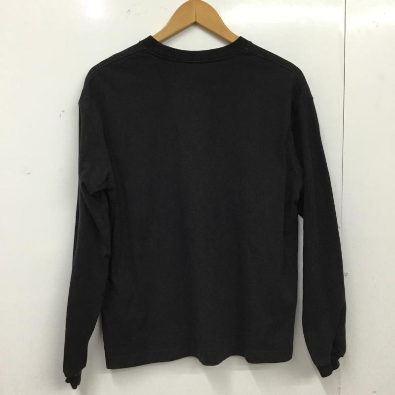 チャムス CHUMS Tシャツ 長袖 長袖カットソー プリントカットソー クルーネック L ロゴ、文字 黒 / ブラック / black レディース USED 古着 中古 10156827