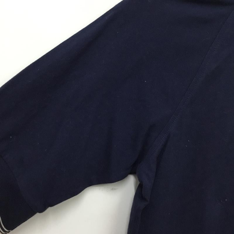 ラコステ LACOSTE ポロシャツ 半袖 半袖ポロシャツ カラーシャツ 半袖カットソー 38 ロゴ、文字 紺 / ネイビー / navy レディース USED 古着 中古 10156828