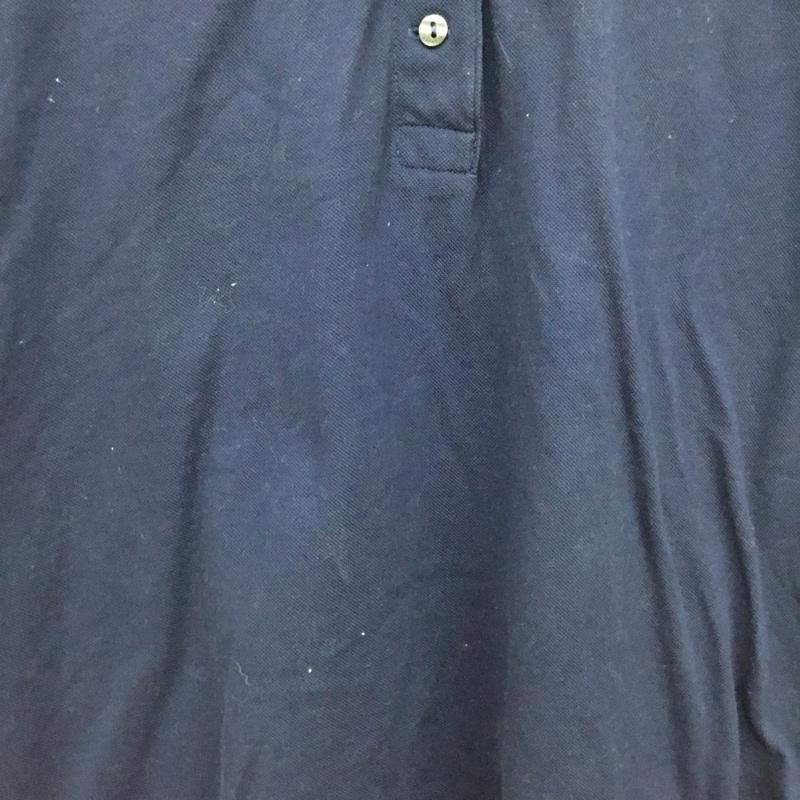 ラコステ LACOSTE ポロシャツ 半袖 半袖ポロシャツ カラーシャツ 半袖カットソー 38 ロゴ、文字 紺 / ネイビー / navy レディース USED 古着 中古 10156828