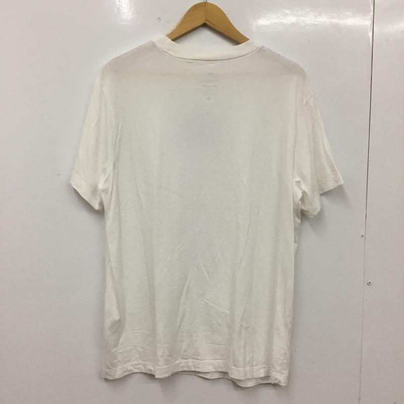 ナイキ NIKE Tシャツ 半袖 半袖カットソー プリントTシャツ クルーネックカットソー L ロゴ、文字 白 / ホワイト / white レディース USED 古着 中古 10156830