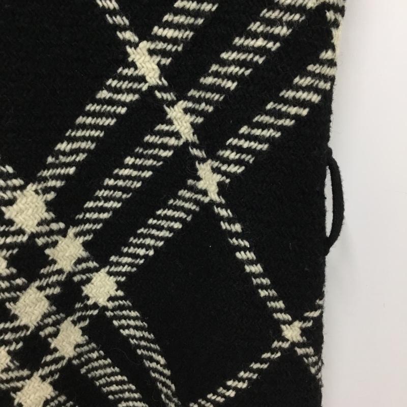 バーバリー BURBERRY ワンピース ミニスカート 半袖ミニワンピース フレアスカート プリント 白 / ホワイト / white X 黒 / ブラック / black レディース USED 古着 中古 10156835