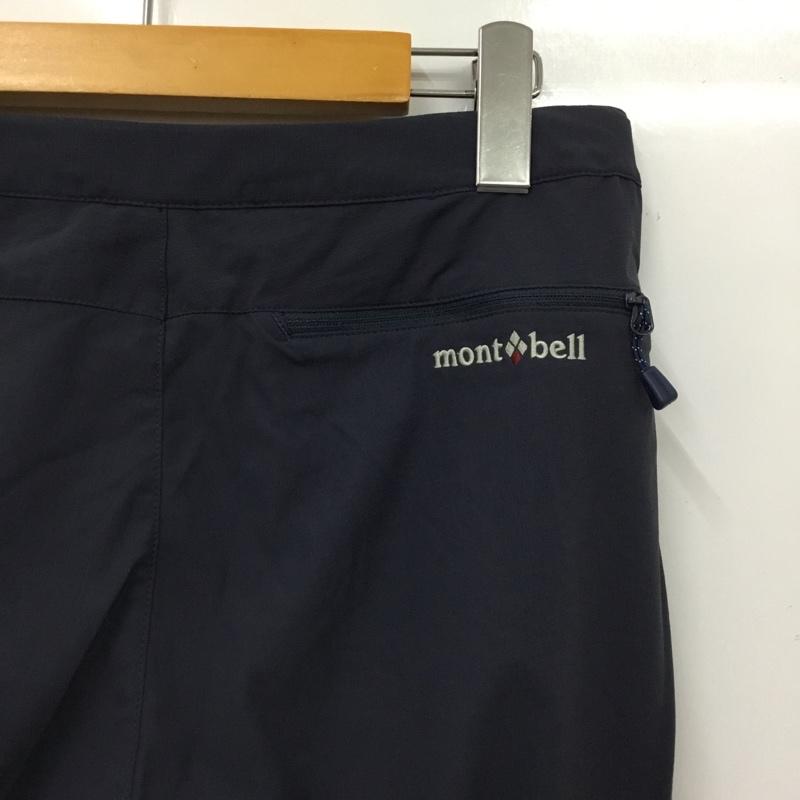 モンベル mont-bell パンツ ワークパンツ、ペインターパンツ カジュアルパンツ ナイロンパンツ スリムパンツ ストレッチ M ロゴ、文字 紺 / ネイビー / navy レディース USED 古着 中古 10156836
