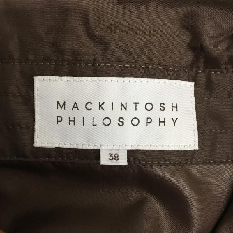 マッキントッシュフィロソフィー MACKINTOSH PHILOSOPH ジャケット、上着 ジャンパー、ブルゾン ナイロンジャケット カジュアルジャケット アウター 38 無地 茶 / ブラウン / brown レディース USED 古着 中古 10156842