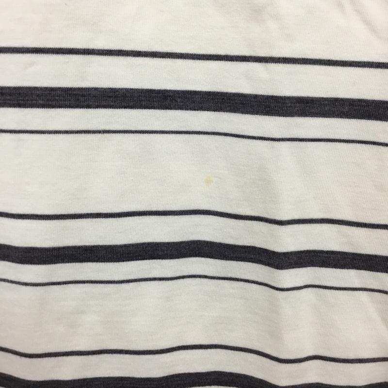 エムエイチエル MHL. Tシャツ 半袖 半袖カットソー プリントTシャツ クルーネックカットソー 2 ボーダー柄 アイボリー / アイボリー / レディース USED 古着 中古 10156843