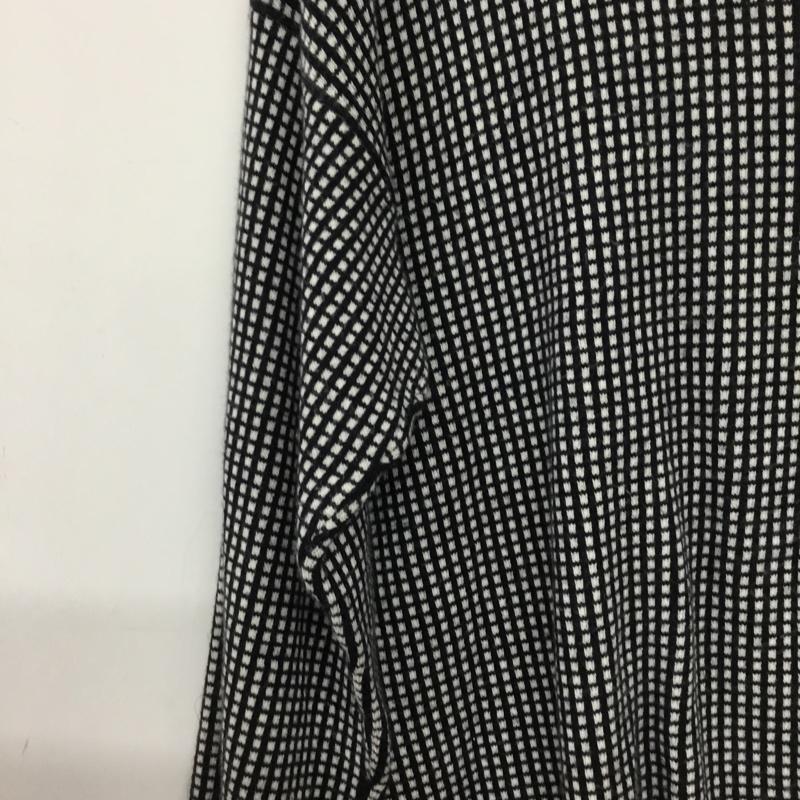 ニジュウサンク 23区 ニット、セーター 長袖 長袖ニットカットソー クルーネック セーター 38 チェック 紺 / ネイビー / navy レディース USED 古着 中古 10156852