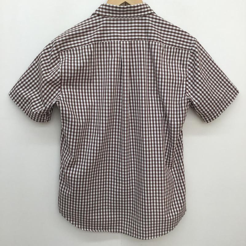 フリークスストア FREAK S STORE シャツ、ブラウス 半袖 FREAK’S STORE 半袖シャツ ギンガムチェック 182-1053 S チェック 茶 / ブラウン / brown X 白 / ホワイト / white メンズ USED 古着 中古 10156854