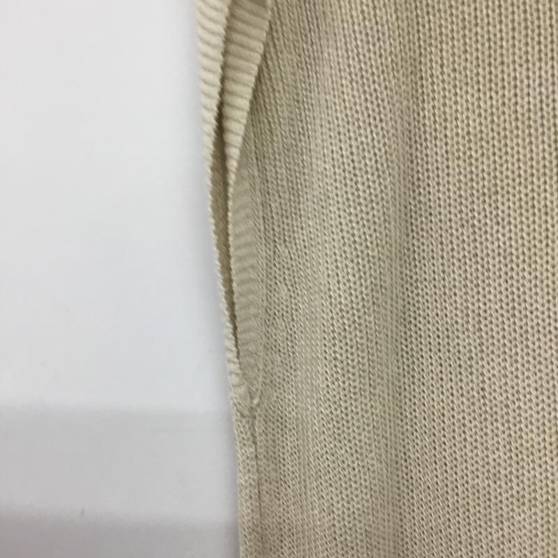 ザラ ZARA ベスト ベスト ニットベスト ノースリーブカットソー プルオーバー L 無地 アイボリー / アイボリー / レディース USED 古着 中古 10156856