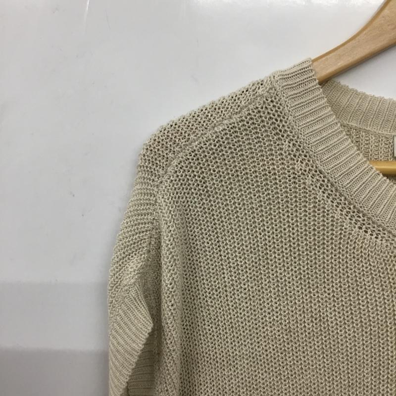 ザラ ZARA ベスト ベスト ニットベスト ノースリーブカットソー プルオーバー L 無地 アイボリー / アイボリー / レディース USED 古着 中古 10156856