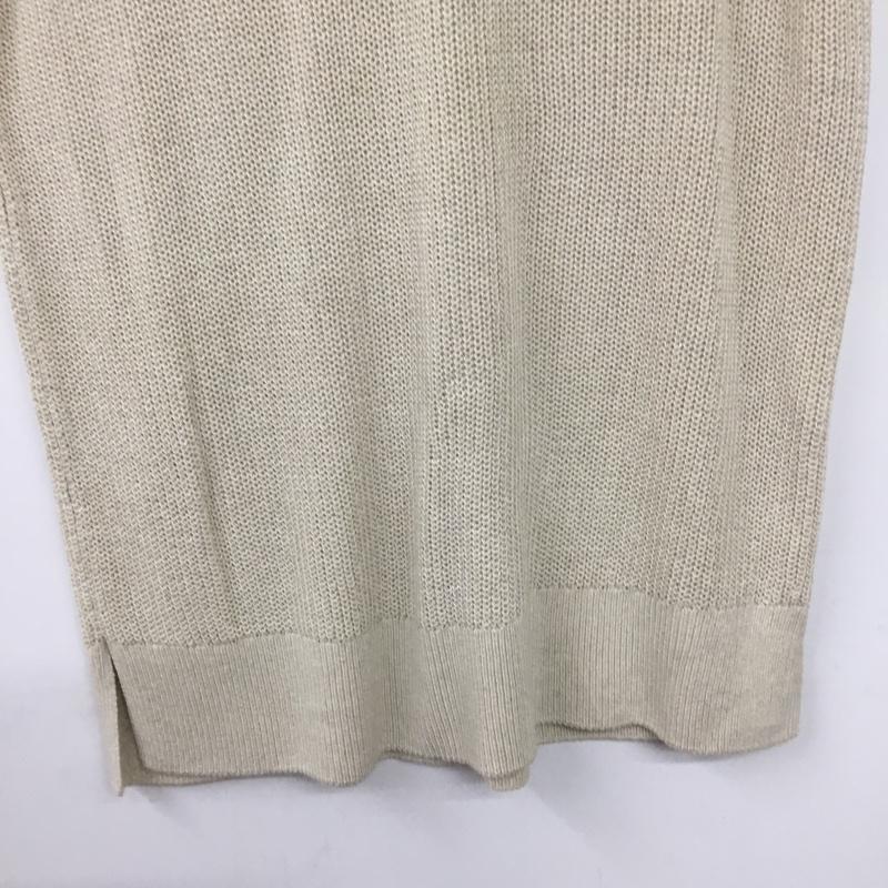 ザラ ZARA ベスト ベスト ニットベスト ノースリーブカットソー プルオーバー L 無地 アイボリー / アイボリー / レディース USED 古着 中古 10156856