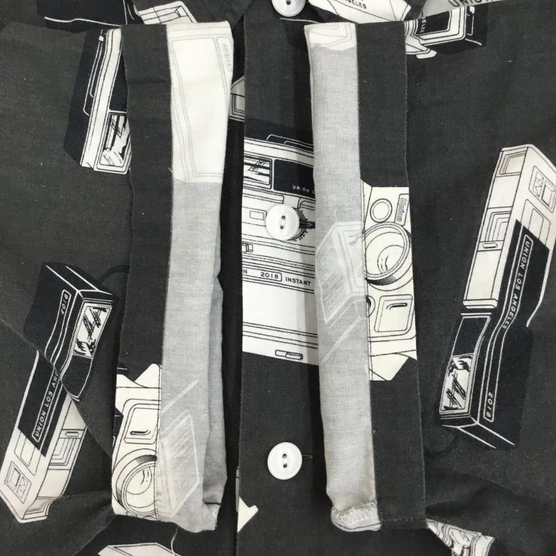 ユニオン UNION シャツ、ブラウス 半袖 UNION 22SS SNAPSHOT SHIRT BLACK 4 総柄 黒 / ブラック / black メンズ USED 古着 中古 10156857