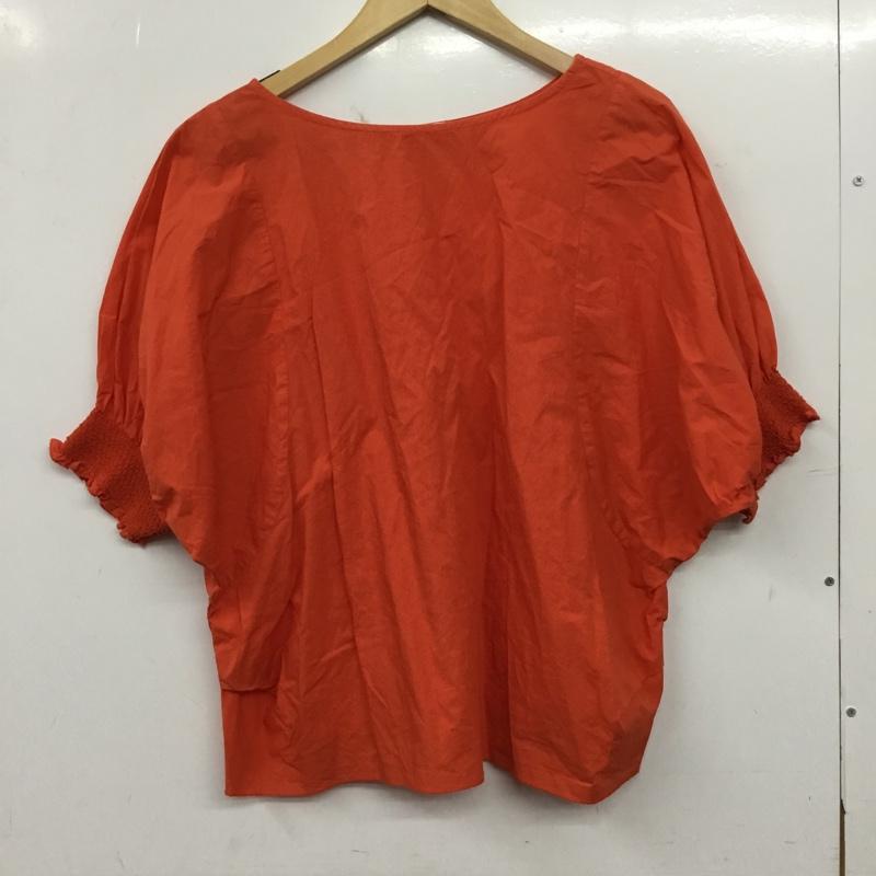 ニコアンド niko and... シャツ、ブラウス 半袖 半袖シャツ 無地シャツ 3 無地 橙 / オレンジ / orange レディース USED 古着 中古 10156861