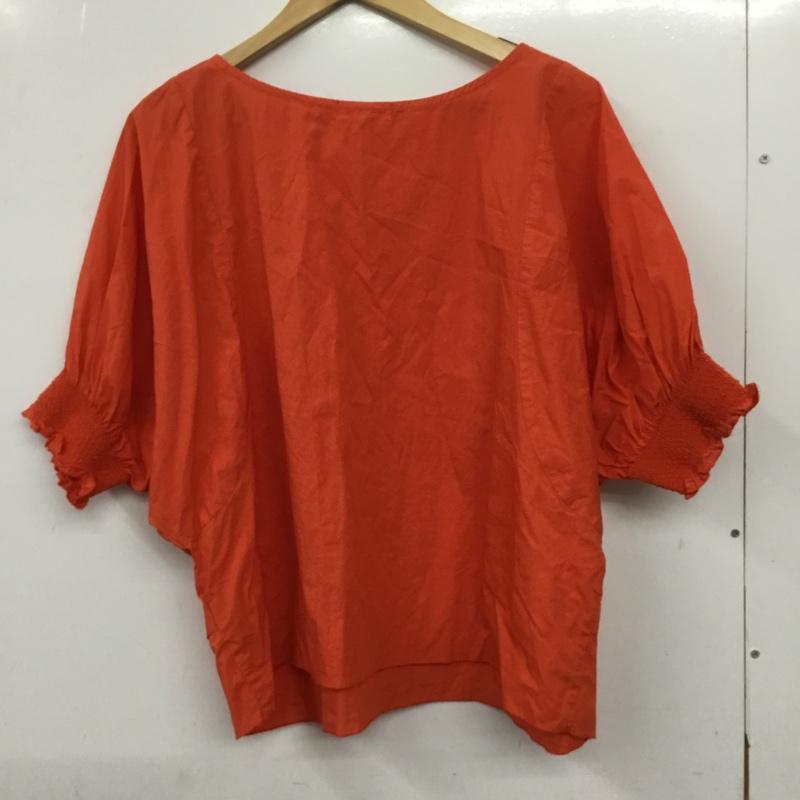 ニコアンド niko and... シャツ、ブラウス 半袖 半袖シャツ 無地シャツ 3 無地 橙 / オレンジ / orange レディース USED 古着 中古 10156861