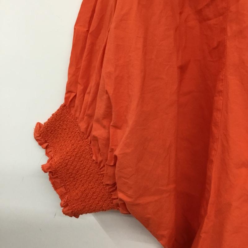 ニコアンド niko and... シャツ、ブラウス 半袖 半袖シャツ 無地シャツ 3 無地 橙 / オレンジ / orange レディース USED 古着 中古 10156861