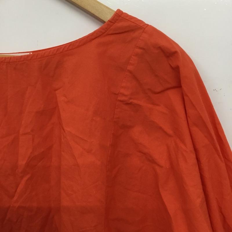 ニコアンド niko and... シャツ、ブラウス 半袖 半袖シャツ 無地シャツ 3 無地 橙 / オレンジ / orange レディース USED 古着 中古 10156861
