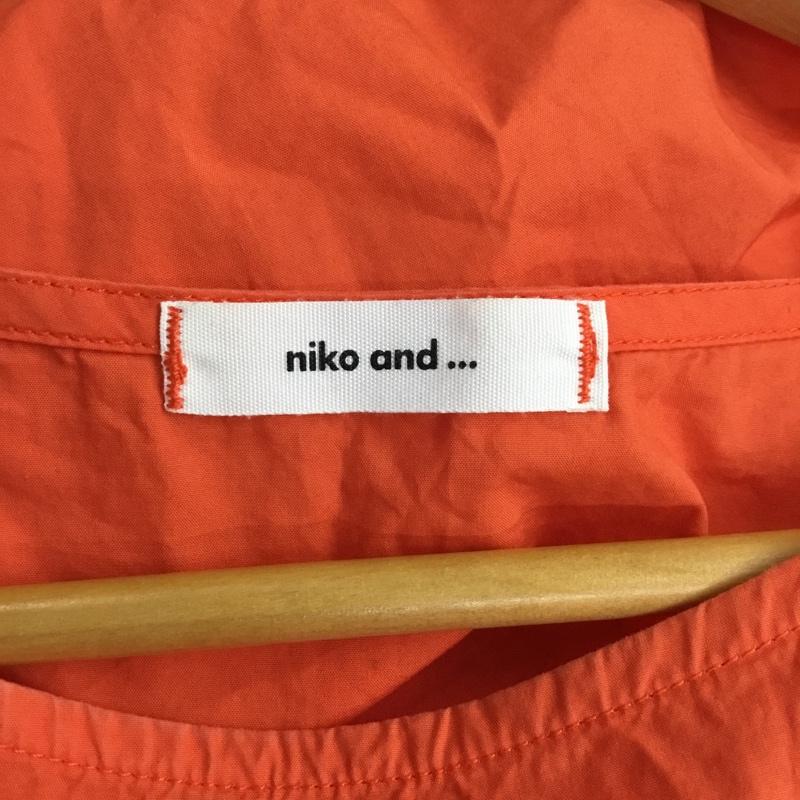 ニコアンド niko and... シャツ、ブラウス 半袖 半袖シャツ 無地シャツ 3 無地 橙 / オレンジ / orange レディース USED 古着 中古 10156861