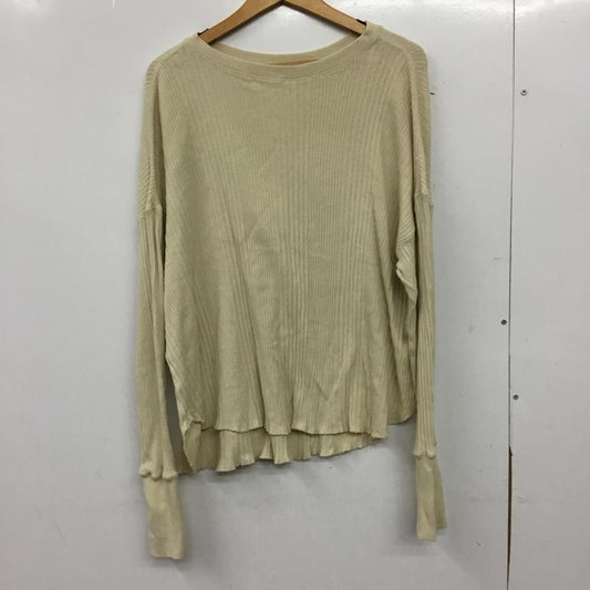 フリークスストア FREAK S STORE ニット、セーター 長袖 長袖ニットカットソー リブニット FREE  アイボリー / アイボリー / レディース USED 古着 中古 10156862