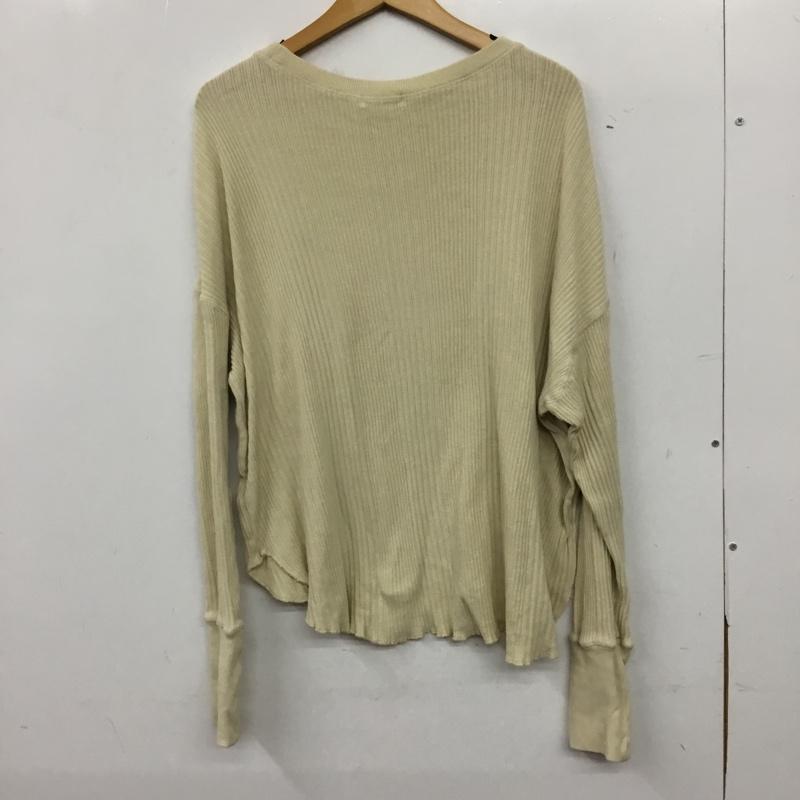 フリークスストア FREAK S STORE ニット、セーター 長袖 長袖ニットカットソー リブニット FREE  アイボリー / アイボリー / レディース USED 古着 中古 10156862