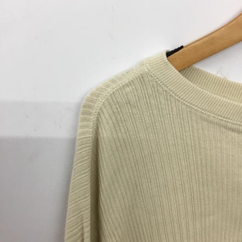 フリークスストア FREAK S STORE ニット、セーター 長袖 長袖ニットカットソー リブニット FREE  アイボリー / アイボリー / レディース USED 古着 中古 10156862