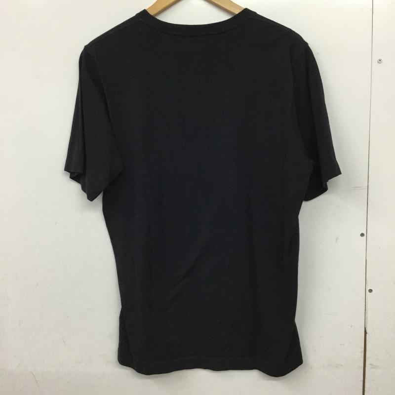 セオリー theory Tシャツ 半袖 半袖カットソー プリントTシャツ クルーネックカットソー M ロゴ、文字 黒 / ブラック / black メンズ USED 古着 中古 10156863