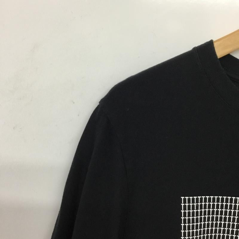 セオリー theory Tシャツ 半袖 半袖カットソー プリントTシャツ クルーネックカットソー M ロゴ、文字 黒 / ブラック / black メンズ USED 古着 中古 10156863