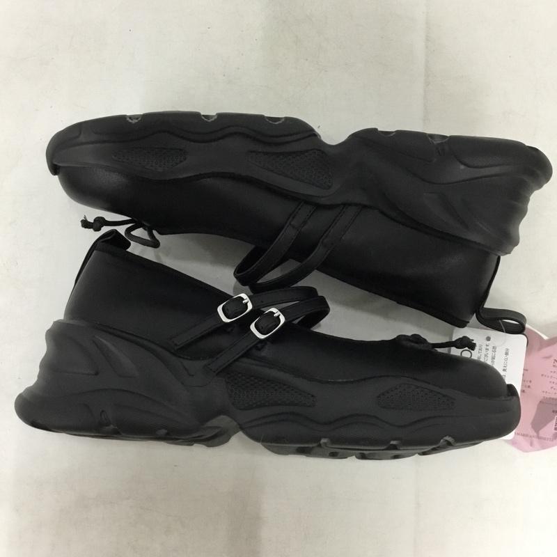 古着 USED カジュアルシューズ カジュアルシューズ ニナス バレエシューズ タグ付き AM9290 L  黒 / ブラック / black レディース USED 古着 中古 10156866