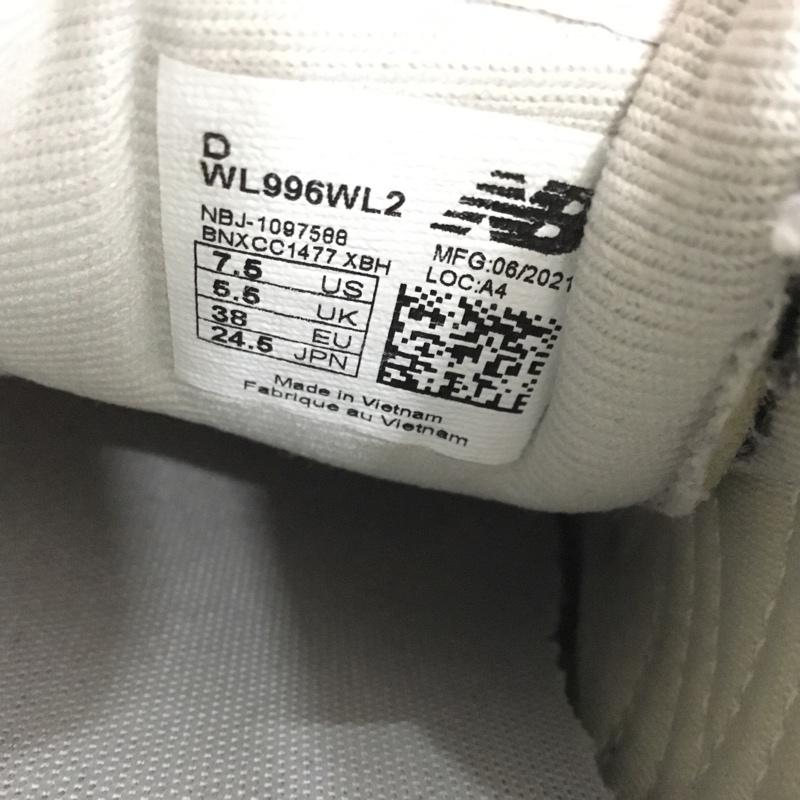 ニューバランス New Balance スニーカー スニーカー WL996WL2 24.5cm 24.5cm ロゴ、文字 灰 / グレー / gray レディース USED 古着 中古 10156868