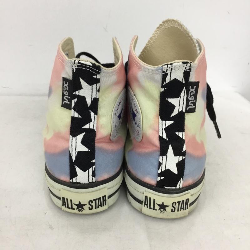 コンバース CONVERSE スニーカー スニーカー 1C597 ALL STAR X-G HI X-girl 24cm 24.0cm ロゴ、文字 マルチカラー / マルチカラー / multicolor レディース USED 古着 中古 10156874