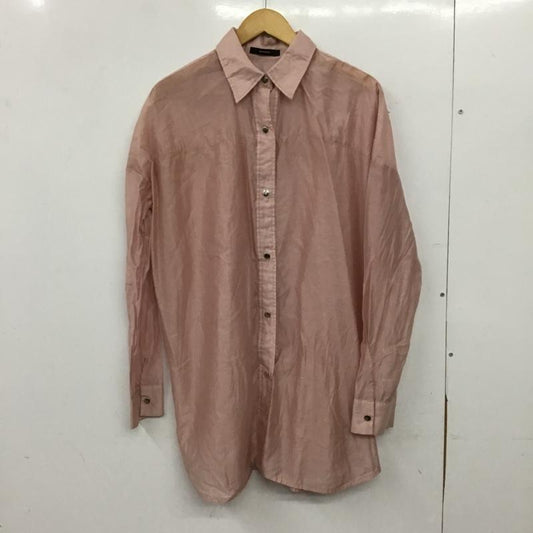 エモダ EMODA シャツ、ブラウス 長袖 長袖シャツ 無地シャツ カラーシャツ FREE 無地 桃 / ピンク / pink レディース USED 古着 中古 10156875