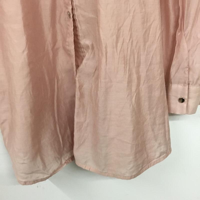 エモダ EMODA シャツ、ブラウス 長袖 長袖シャツ 無地シャツ カラーシャツ FREE 無地 桃 / ピンク / pink レディース USED 古着 中古 10156875