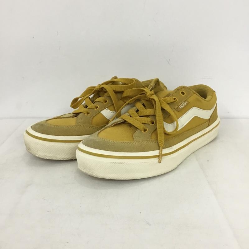 バンズ VANS スニーカー スニーカー V3830SC 軽量 FALKEN 23.5cm 23.5cm ロゴ、文字 マスタード / マスタード / レディース USED 古着 中古 10156878