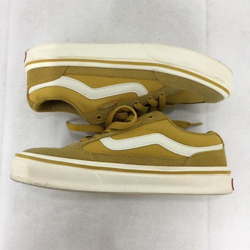 バンズ VANS スニーカー スニーカー V3830SC 軽量 FALKEN 23.5cm 23.5cm ロゴ、文字 マスタード / マスタード / レディース USED 古着 中古 10156878