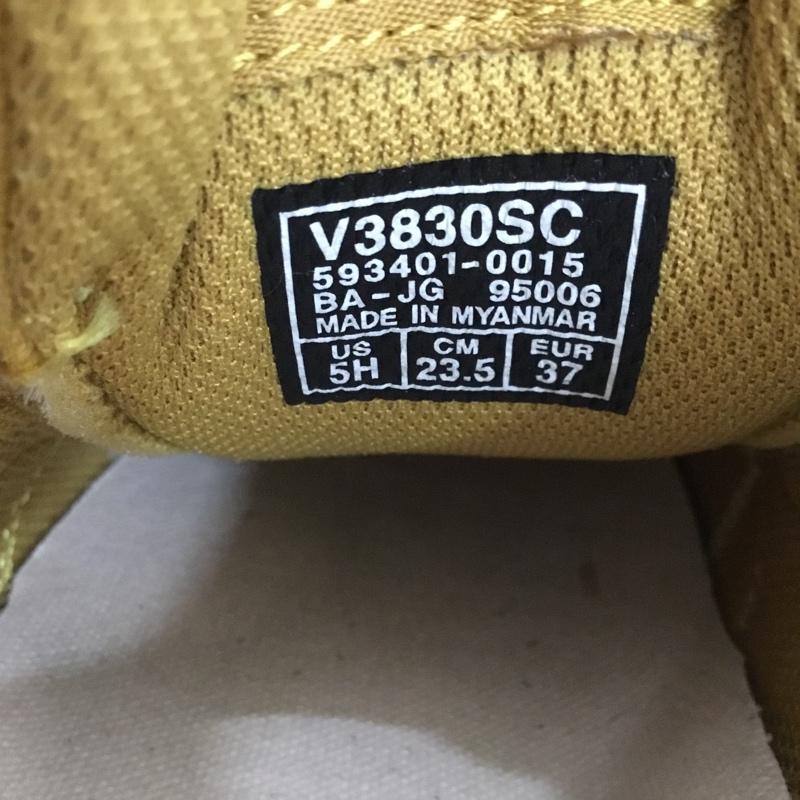 バンズ VANS スニーカー スニーカー V3830SC 軽量 FALKEN 23.5cm 23.5cm ロゴ、文字 マスタード / マスタード / レディース USED 古着 中古 10156878