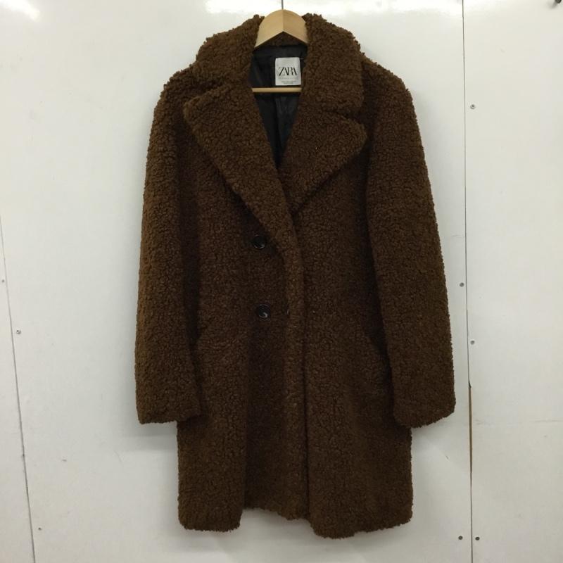 ザラ ZARA ジャケット、上着 ジャンパー、ブルゾン カジュアルジャケット アウター M 無地 茶 / ブラウン / brown レディース USED 古着 中古 10156879