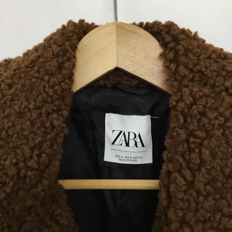 ザラ ZARA ジャケット、上着 ジャンパー、ブルゾン カジュアルジャケット アウター M 無地 茶 / ブラウン / brown レディース USED 古着 中古 10156879