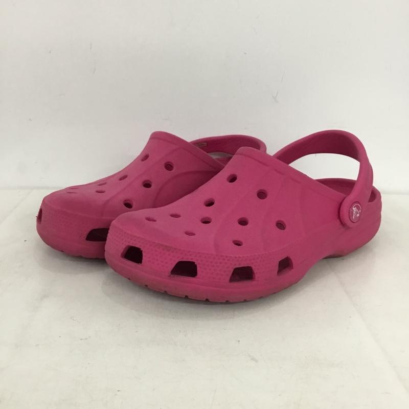 クロックス crocs サンダル サンダル 15907 クロッグ W7 無地 桃 / ピンク / pink レディース USED 古着 中古 10156886