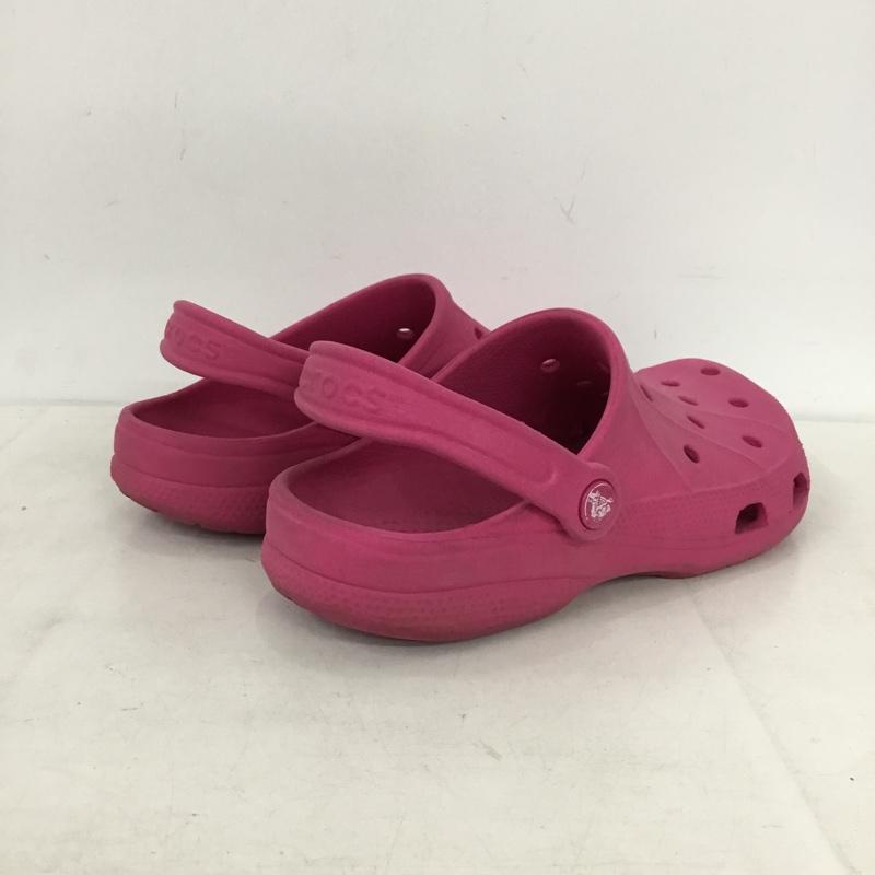 クロックス crocs サンダル サンダル 15907 クロッグ W7 無地 桃 / ピンク / pink レディース USED 古着 中古 10156886