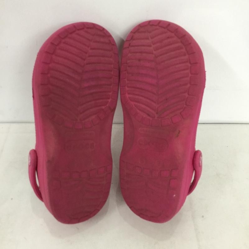 クロックス crocs サンダル サンダル 15907 クロッグ W7 無地 桃 / ピンク / pink レディース USED 古着 中古 10156886
