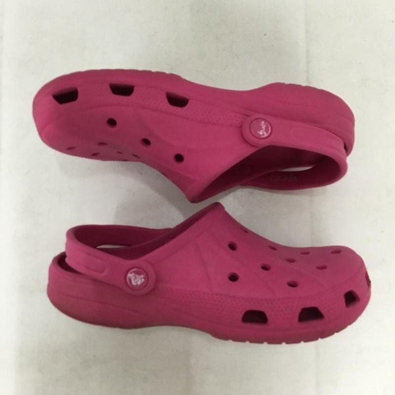 クロックス crocs サンダル サンダル 15907 クロッグ W7 無地 桃 / ピンク / pink レディース USED 古着 中古 10156886