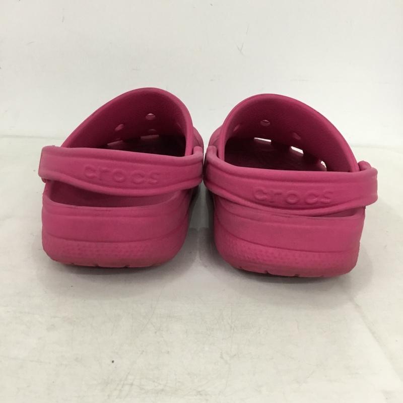 クロックス crocs サンダル サンダル 15907 クロッグ W7 無地 桃 / ピンク / pink レディース USED 古着 中古 10156886