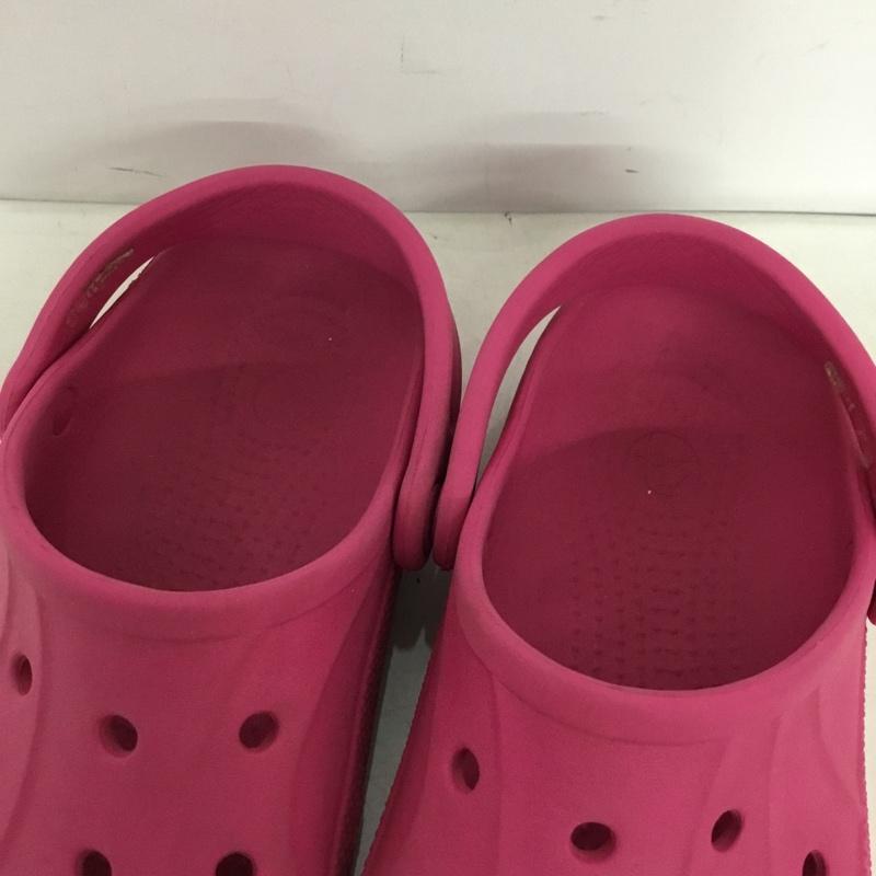 クロックス crocs サンダル サンダル 15907 クロッグ W7 無地 桃 / ピンク / pink レディース USED 古着 中古 10156886