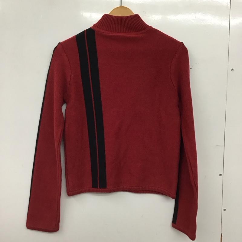 ポロジーンズ Polo Jeans Co. ニット、セーター 長袖 長袖ニットカットソー セーター S ロゴ、文字 赤 / レッド / red レディース USED 古着 中古 10156887