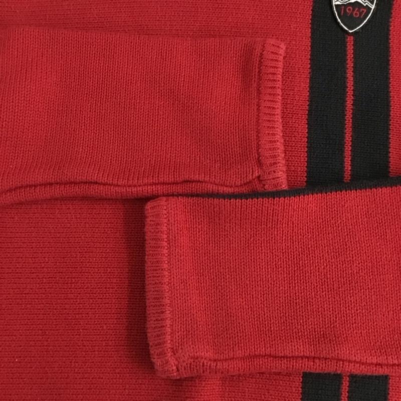 ポロジーンズ Polo Jeans Co. ニット、セーター 長袖 長袖ニットカットソー セーター S ロゴ、文字 赤 / レッド / red レディース USED 古着 中古 10156887