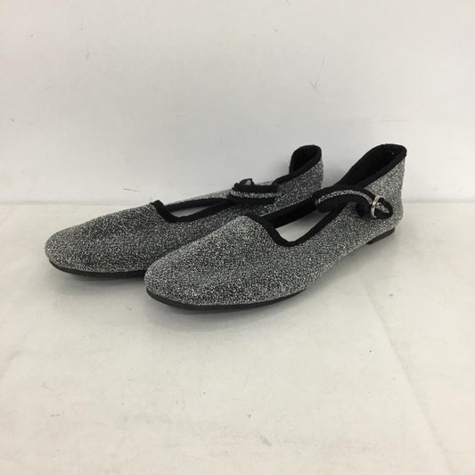 ローリーズファーム LOWRYS FARM パンプス パンプス フラットシューズ ストラップ M 無地 銀 / シルバー / silver color レディース USED 古着 中古 10156888