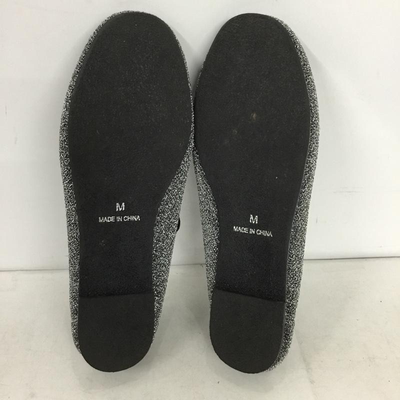 ローリーズファーム LOWRYS FARM パンプス パンプス フラットシューズ ストラップ M 無地 銀 / シルバー / silver color レディース USED 古着 中古 10156888